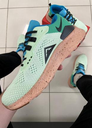 Чоловічі кросівки спортивні nike pegasus trail blue green кроссовки спортивные найк пегасус зеленые7 фото