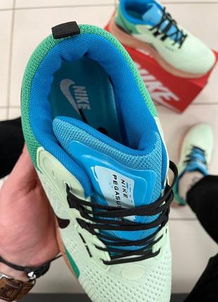 Чоловічі кросівки спортивні nike pegasus trail blue green кроссовки спортивные найк пегасус зеленые9 фото