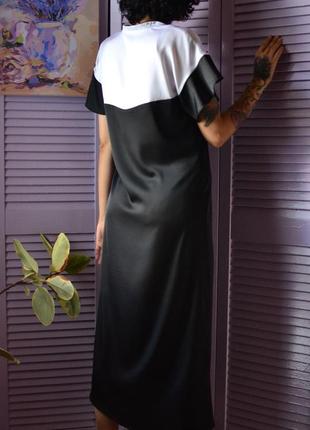 Розкішне шовкове плаття міді3 фото