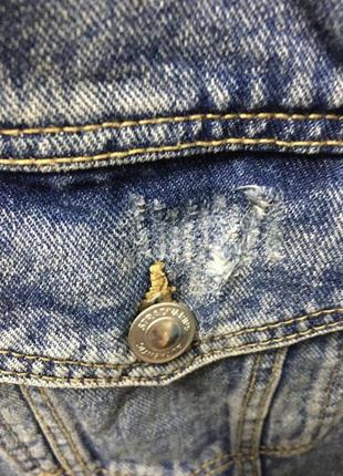 Джинсовка, джинсовая куртка, жакет stradivarius6 фото
