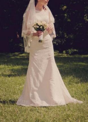 Шикарне весільне плаття1 фото