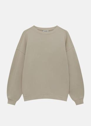 Варений оверсайз світшот pull and bear 75933355 фото