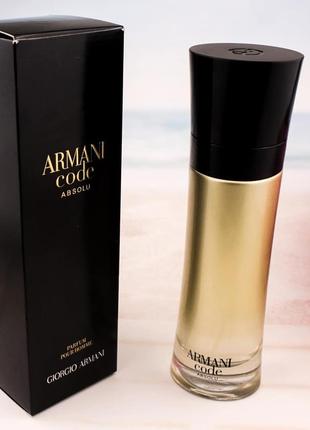 Giorgio armani code absolu💥original 5 мл розпив аромату затест