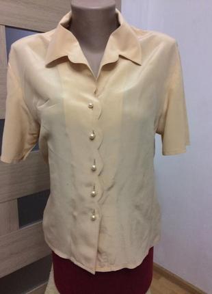 Modissa элегантная блузка натуральный шёлк2 фото