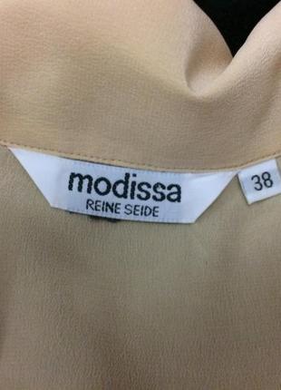 Modissa элегантная блузка натуральный шёлк9 фото