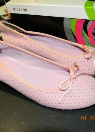 Милі жіночі балетки на маленькому каблучку 37р-24