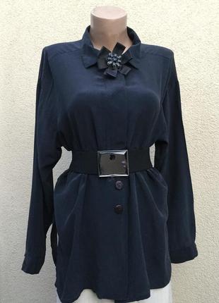 Винтаж, шовк 100%, легкая блуза, индия