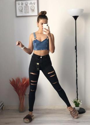 Рвані джинси denim co