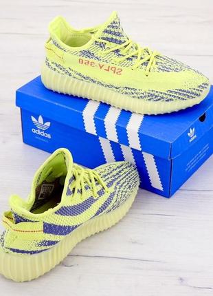 Мужские летние кроссовки adidas yeezy boost 350 yellow.5 фото