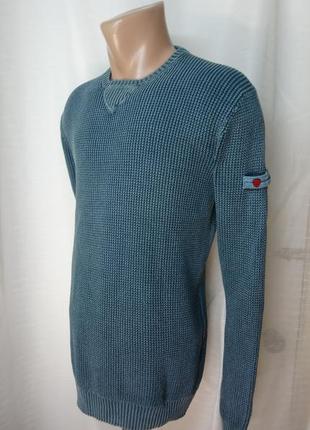 Цікавий катоновый в'язаний светр 💎брендовий