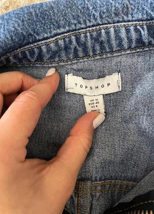 Шикарний джинсовий комбінезон denim topshop комбез, джинс4 фото