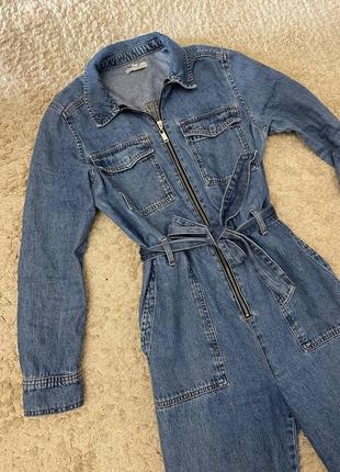 Шикарний джинсовий комбінезон denim topshop комбез, джинс2 фото