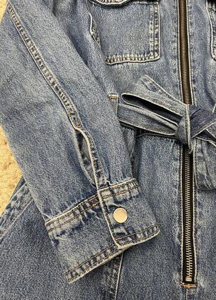 Шикарный джинсовый комбинезон denim topshop комбез, джинс7 фото