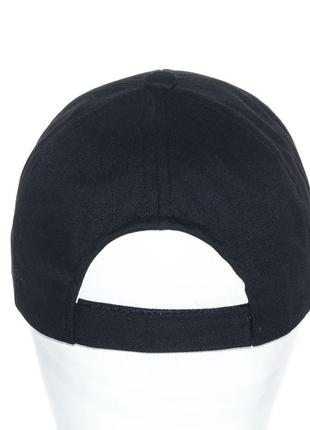 Женская черная кепка бейсболка однотонная8 фото