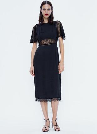 Мереживне плаття zara преміум класу