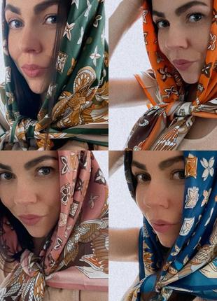 Платок бандана шарф в стиле louis vuitton8 фото