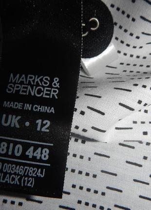 Лляний піджак, жакет marks & spencer р. 12 льон віскоза8 фото