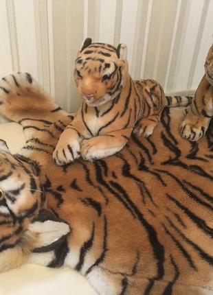 🐅 🐅 🐅 тигр комплект ковер : мама с тигрятами игрушки1 фото