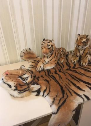 🐅 🐅 🐅 тигр комплект ковер : мама с тигрятами игрушки5 фото