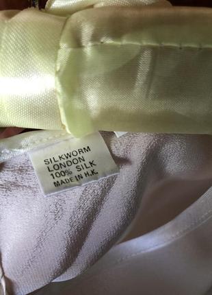 Шалено красива шовкова блуза кольору шампань3 фото
