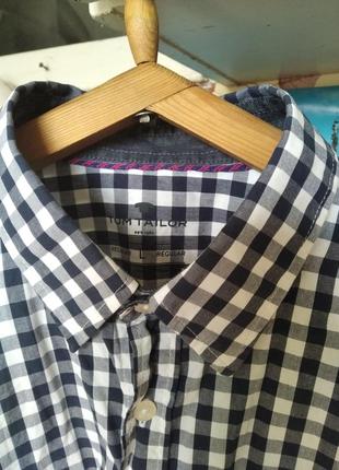 Рубашка мужская,новая,100% коттон"tom tailor", германия5 фото