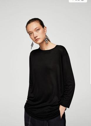 Футболка з довгим рукавом mango в стиле zara