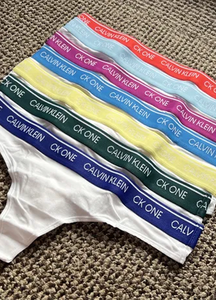 Трусики стринги танга calvin klein one 7 days of the week thong 7-pack3 фото