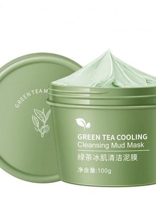 Глиняна антиакне-маска з екстрактом зеленого чаю (100 мл).