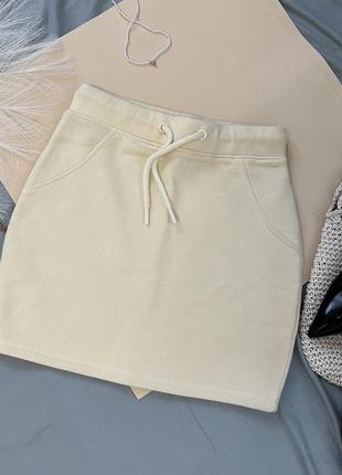 Коттоновая юбка юбка стильная юбка zara bershka1 фото