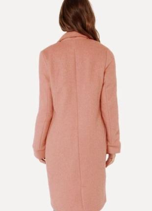 Пальто кокон румяно-розовое объемное шерстяное двобортное пальто somedays lovin' venkman4 фото