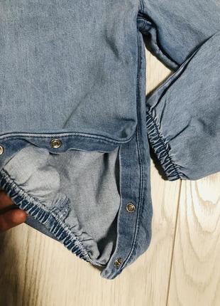 Суперстильний джинсовий комбінезон tu  на дівчинку 2-3 роки5 фото