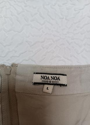 Юбка лен noa noa l, 12, 40, xl3 фото