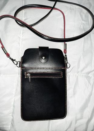 Сумка клеч через плечо кошелек кросс боди