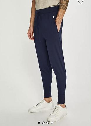 Мужские штаны ральф лорен поло брюки спортивные polo ralph lauren men’s pants cotton blue синие джинсы lacoste для повседневной носки модные стильные