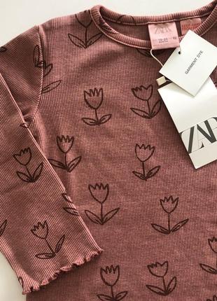 Лонгслив zara 3