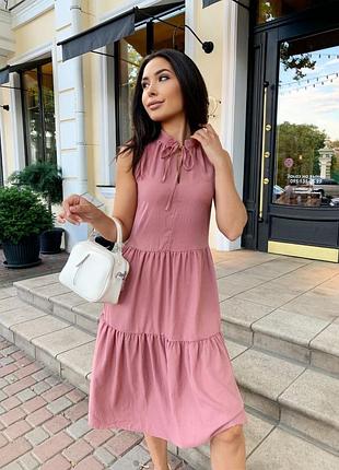 Платье женское длинное миди нарядное повседневное весеннее летнее на весну лето розовое черное белое синее зеленое коричневое свободная оверсайз