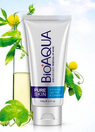 Пенка для умывания от акне pure skin bioaqua anti-acne2 фото