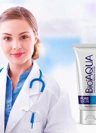 Пенка для умывания от акне pure skin bioaqua anti-acne3 фото