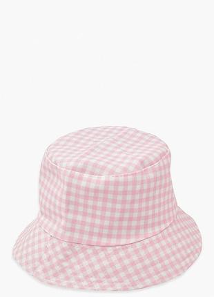 Двухсторонняя панама в клетку boohoo2 фото