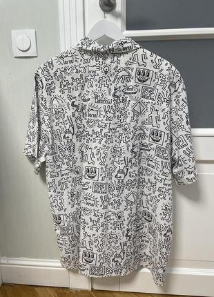 Рубашка с коротким рукавом h&amp;m x keith haring