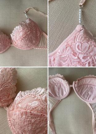 Бюстгальтер з перлинами на брителях