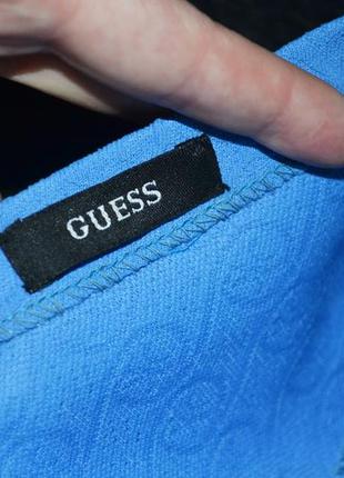 Синее платье с юбкой колокольчик guess7 фото