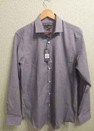 Чоловіча сорочка в мілку клітинку  нова з бірками