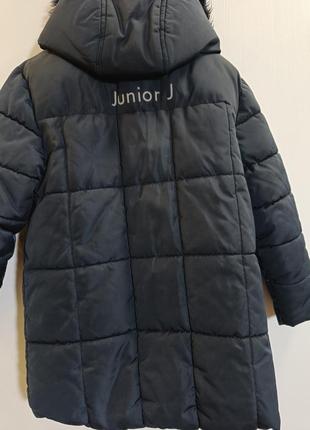 Парка куртка для мальчика зимняя с капюшоном3 фото
