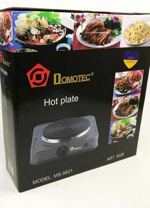 Электроплита настольная domotec ms-58213 фото