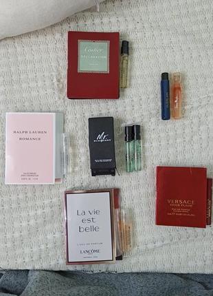 Пробник парфуми lancome, barberry, versace, cuerlan оригинал