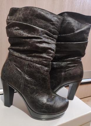 Кожаные ботиночки