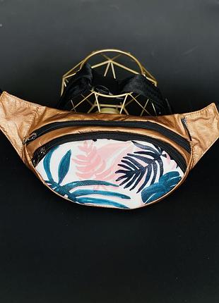 Топ качество ! бананка , сумка на пояс, барыжка, барсетка ,поясная сумка листья пальмы