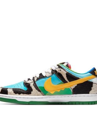 Nike dunk low ben & jerry's chunky dunky white black green 🌈