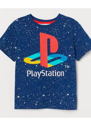 Дитяча футболка  playstation h&m на хлопчика 18612